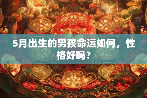 5月出生的男孩命运如何,性格好吗? 5月出生的男孩命运如何,性格好吗?
