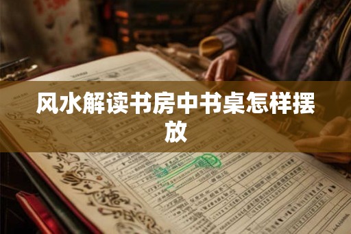 风水解读书房中书桌怎样摆放 风水解读书房中书桌怎样摆放