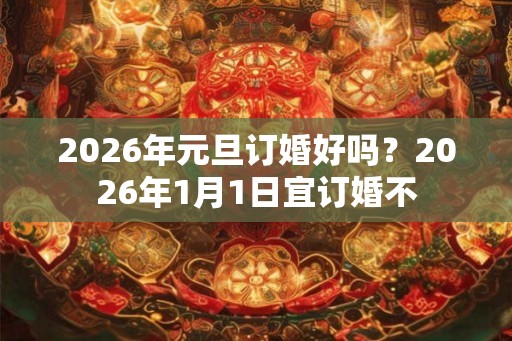 2026年元旦订婚好吗？2026年1月1日宜订婚不