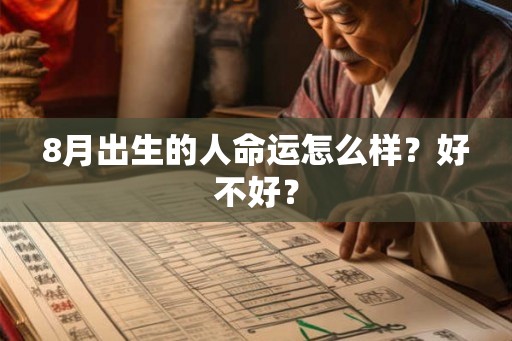 8月出生的人命运怎么样?好不好? 8月出生的人命运怎么样?好不好?