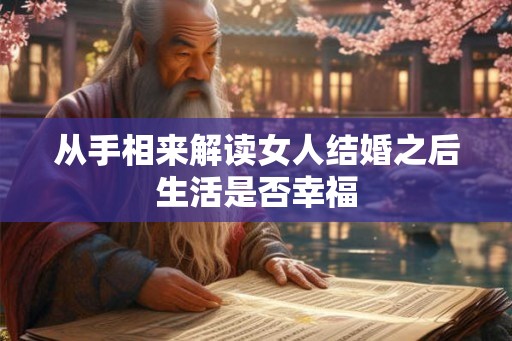 从手相来解读女人结婚之后生活是否幸福