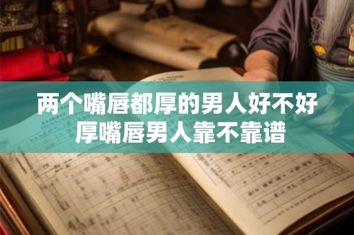 两个嘴唇都厚的男人好不好 厚嘴唇男人靠不靠谱