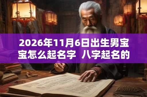 2026年11月6日出生男宝宝怎么起名字  八字起名的禁忌