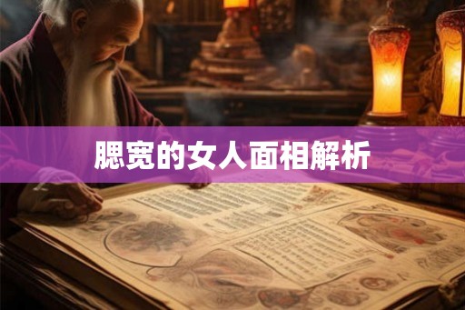 腮宽的女人面相解析