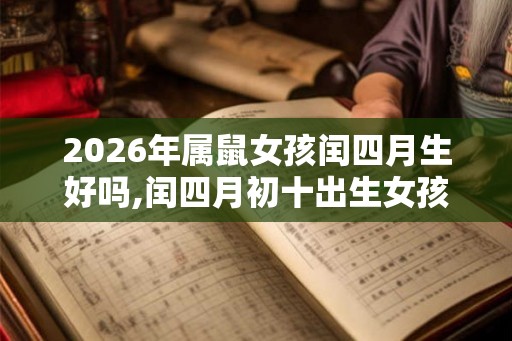 2026年属鼠女孩闰四月生好吗,闰四月初十出生女孩命理