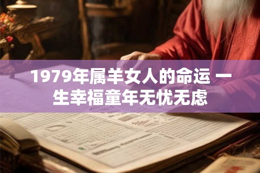 1979年属羊女人的命运 一生幸福童年无忧无虑