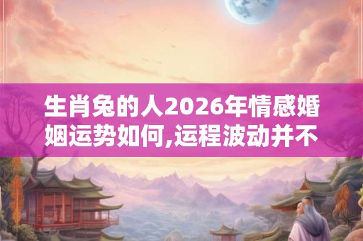 生肖兔的人2026年情感婚姻运势如何,运程波动并不稳 生肖兔的人2026年情感婚姻运势如何,运程波动并不稳