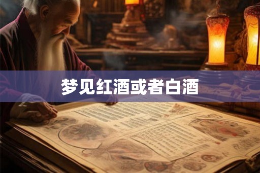 梦见红酒或者白酒 梦见红酒或者白酒