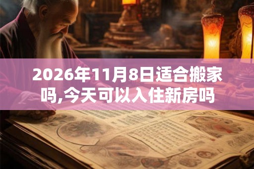2026年11月8日适合搬家吗,今天可以入住新房吗