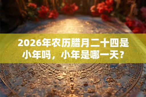 2026年农历腊月二十四是小年吗,小年是哪一天? 2026年农历腊月二十四是小年吗,小年是哪一天?