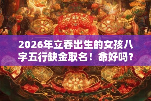 2026年立春出生的女孩八字五行缺金取名！命好吗？