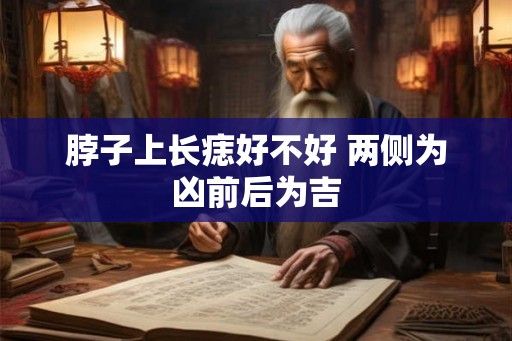 脖子上长痣好不好 两侧为凶前后为吉 脖子上长痣好不好 两侧为凶前后为吉