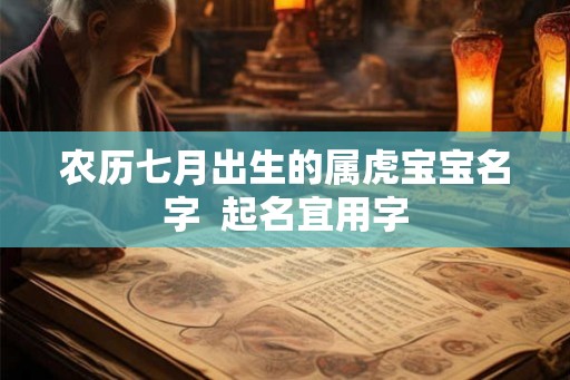 农历七月出生的属虎宝宝名字  起名宜用字