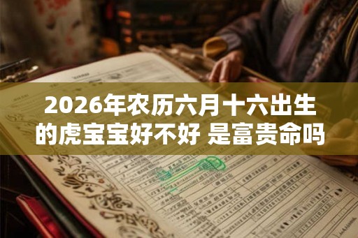2026年农历六月十六出生的虎宝宝好不好 是富贵命吗 2026年农历六月十六出生的虎宝宝好不好 是富贵命吗
