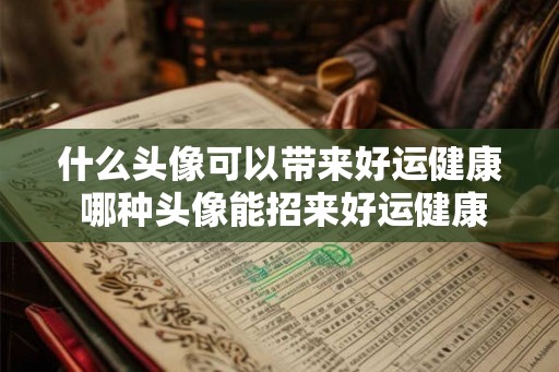 什么头像可以带来好运健康 哪种头像能招来好运健康
