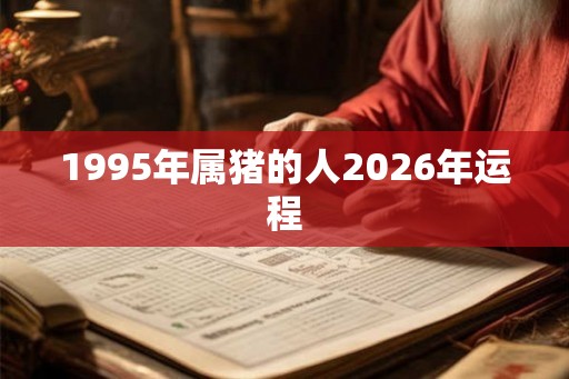 1995年属猪的人2026年运程
