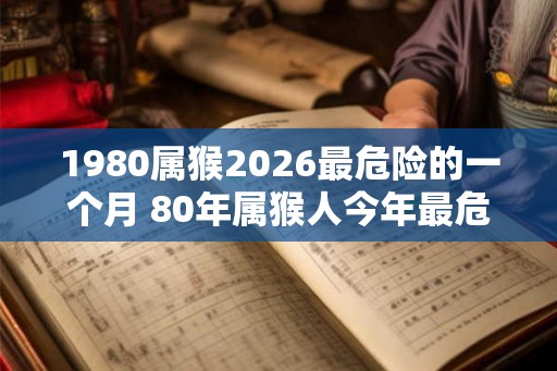 1980属猴2026最危险的一个月 80年属猴人今年最危险月份