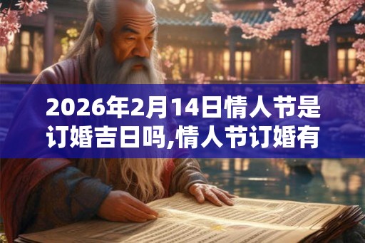 2026年2月14日情人节是订婚吉日吗,情人节订婚有什么讲究