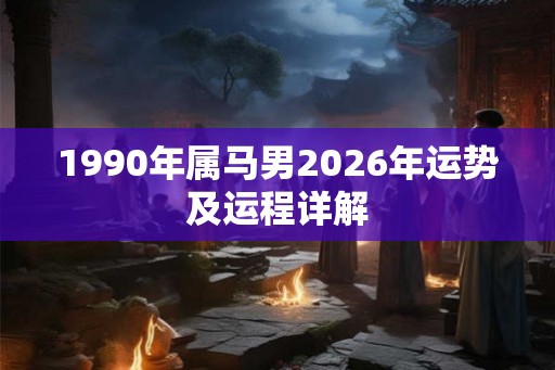 1990年属马男2026年运势及运程详解