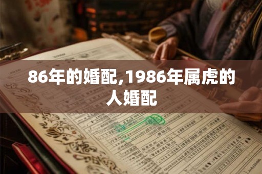 86年的婚配,1986年属虎的人婚配