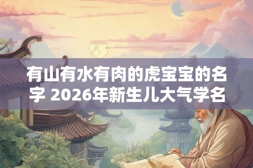 有山有水有肉的虎宝宝的名字 2026年新生儿大气学名 有山有水有肉的虎宝宝的名字 2026年新生儿大气学名