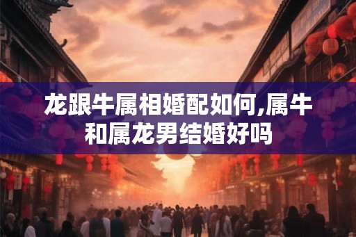 龙跟牛属相婚配如何,属牛和属龙男结婚好吗