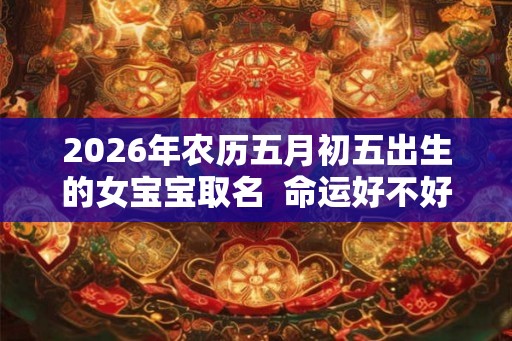 2026年农历五月初五出生的女宝宝取名  命运好不好