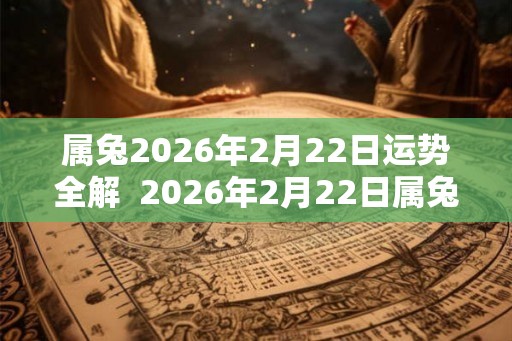 属兔2026年2月22日运势全解  2026年2月22日属兔今日运势