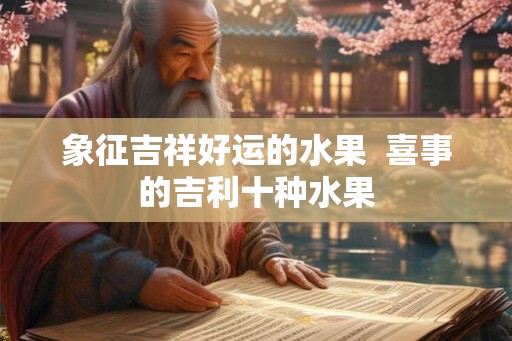 象征吉祥好运的水果  喜事的吉利十种水果