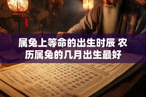 属兔上等命的出生时辰 农历属兔的几月出生最好