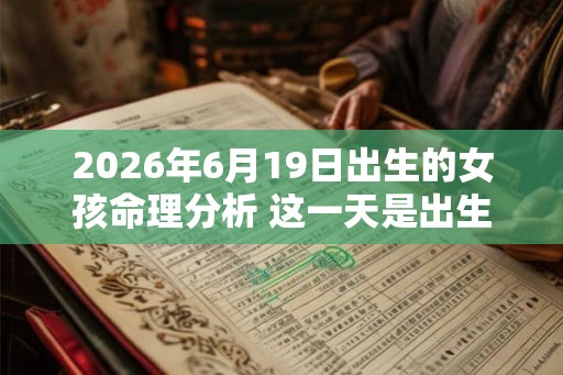 2026年6月19日出生的女孩命理分析 这一天是出生吉日吗
