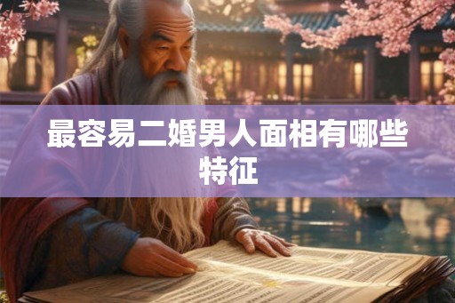 最容易二婚男人面相有哪些特征