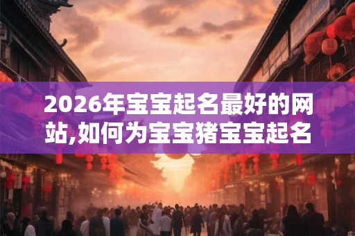 2026年宝宝起名最好的网站,如何为宝宝猪宝宝起名？