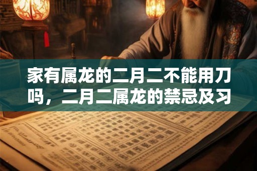 家有属龙的二月二不能用刀吗，二月二属龙的禁忌及习俗详解