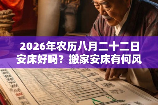 2026年农历八月二十二日安床好吗?搬家安床有何风水讲究? 2026年农历八月二十二日安床好吗?搬家安床有何风水讲究?