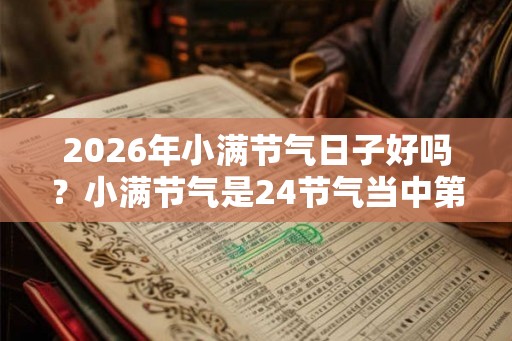 2026年小满节气日子好吗？小满节气是24节气当中第几个？