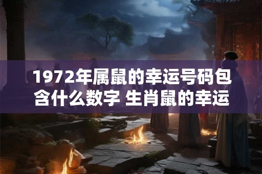 1972年属鼠的幸运号码包含什么数字 生肖鼠的幸运数字是几