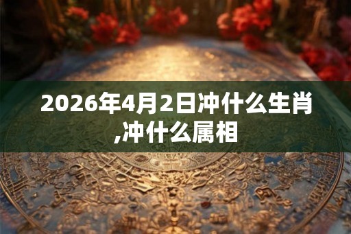 2026年4月2日冲什么生肖,冲什么属相