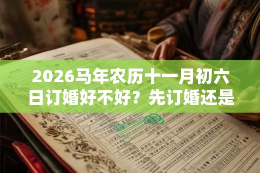 2026马年农历十一月初六日订婚好不好？先订婚还是先结婚