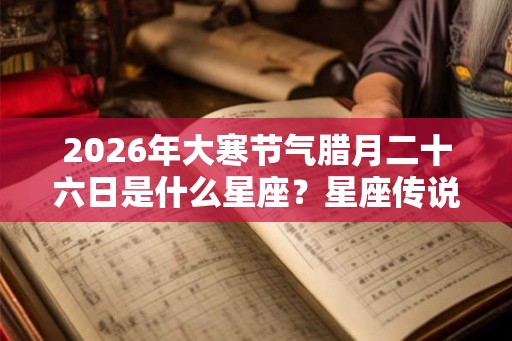 2026年大寒节气腊月二十六日是什么星座？星座传说是什么？