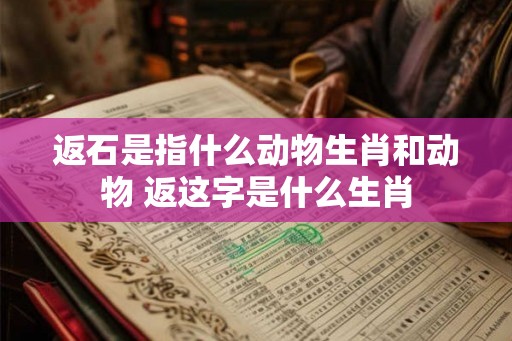 返石是指什么动物生肖和动物 返这字是什么生肖