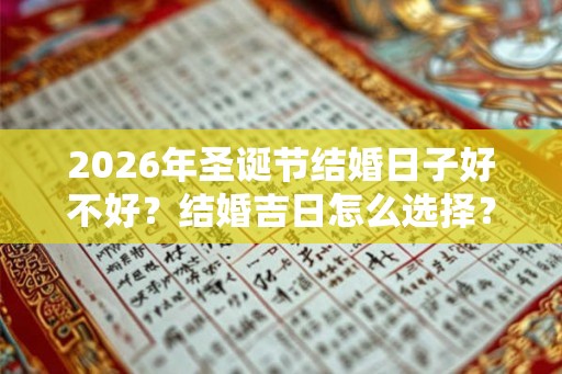 2026年圣诞节结婚日子好不好？结婚吉日怎么选择？