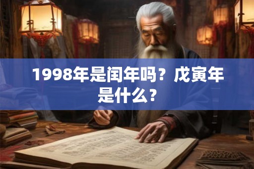 1998年是闰年吗？戊寅年是什么？