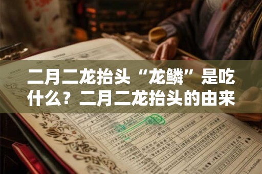 二月二龙抬头“龙鳞”是吃什么？二月二龙抬头的由来？