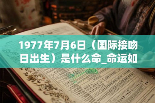 1977年7月6日（国际接吻日出生）是什么命_命运如何