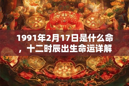 1991年2月17日是什么命，十二时辰出生命运详解