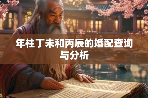 年柱丁未和丙辰的婚配查询与分析