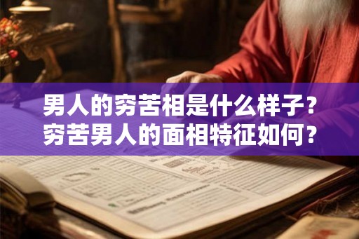 男人的穷苦相是什么样子？穷苦男人的面相特征如何？