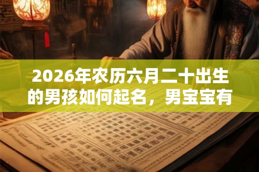 2026年农历六月二十出生的男孩如何起名，男宝宝有内涵的好名字推荐