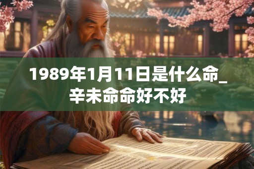 1989年1月11日是什么命_辛未命命好不好